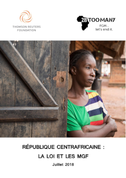 Central African Republic: The Law and FGM/C (2018, French)